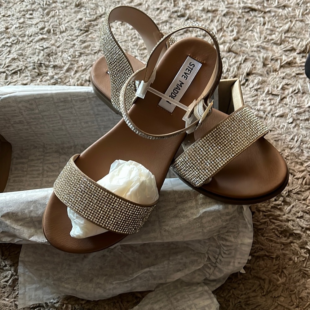 Steve Madden Dina Rhinestone sandals